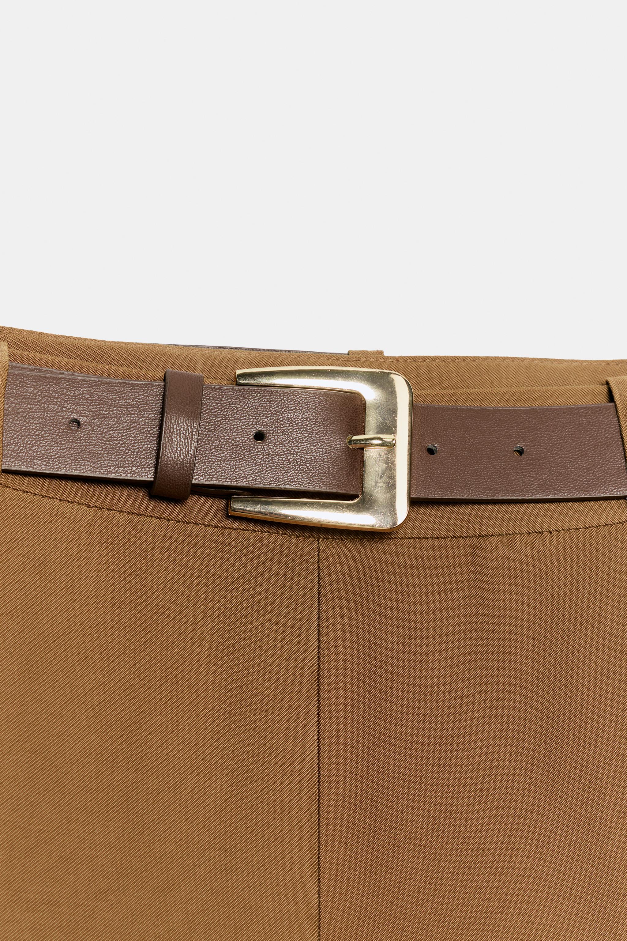 BELTED LONG BERMUDA SHORTS
